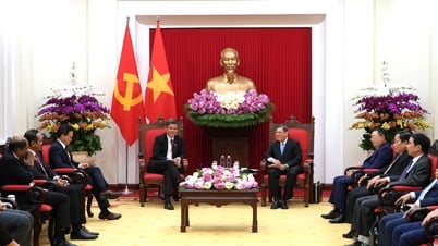 당 중앙위원회 위원이자 중앙 검사위원회 상임부위원장인 쩐 반 론 동지는 싱가포르 인민 행동당의 고위 대표단을 접견했습니다.