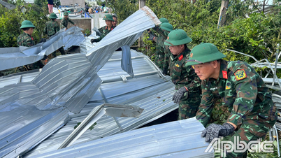 Trung đoàn 320, Bộ Chỉ huy Quân sự tỉnh Đồng Tháp tham gia khắc phục hậu quả thiên tai