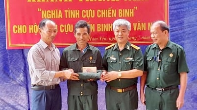 Khánh thành nhà “Nghĩa tình Cựu chiến binh” tại xã Hàm Yên
