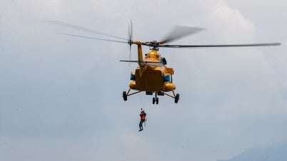 Quân đội sẵn sàng bay tìm kiếm cứu nạn ứng phó với mưa lũ tại Nghệ An