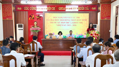 Đại biểu HĐND tỉnh tiếp xúc cử tri tại xã Lệ Thủy