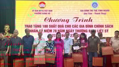 Phường Giảng Võ thực hiện chính sách đối với gần 1.200 người có công