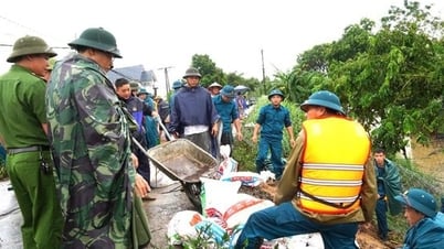 Đảm bảo an toàn đê điều ứng phó với lũ trên sông Cả