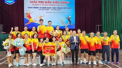 Sôi nổi Giải Cầu lông ngành Y tế Hải Phòng lần thứ 33 năm 2025