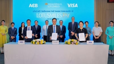 Vietnam Airlines hợp tác cùng ACB, Visa ra mắt thẻ hội viên tích hợp thanh toán Lotusmiles Pay