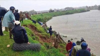 Mưa lũ đe dọa các đê sông Hồng, sông Cầu, sông Cả