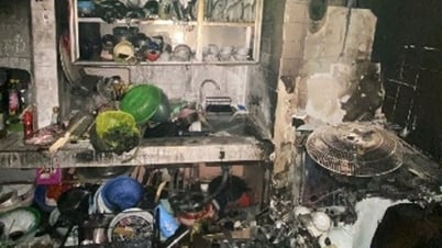 Thái Nguyên: Giải cứu 2 nạn nhân mắc kẹt trong đám cháy ở cửa hàng vàng bạc