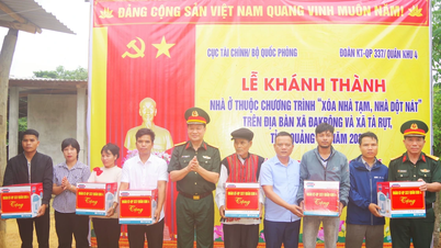 Khánh thành 6 công trình xóa nhà tạm, nhà dột nát