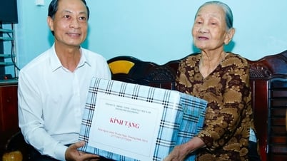 Các đồng chí lãnh đạo TP Hải Phòng thăm, tặng quà Bà mẹ Việt Nam anh hùng, vợ liệt sĩ