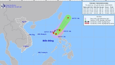 Thời tiết hôm nay (24-7): Bão số 4 (Comay), giật cấp 11, ở phía...