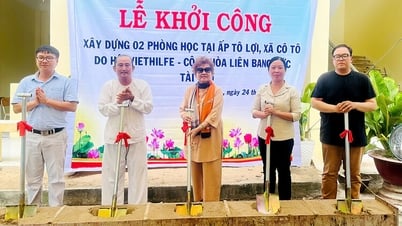 Hội Từ thiện Viethilfe hỗ trợ xây dựng 2 phòng học tại xã Cô Tô