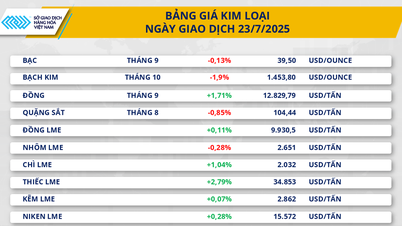Thị trường hàng hóa 24/7: Sắc đỏ bao trùm nhiều mặt hàng