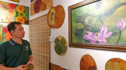 Lá sen thành sản phẩm sáng tạo