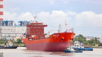 Công ty Đóng tàu Phà Rừng hạ thủy tàu thứ 3 trong số 10 tàu thi công cho Hàn Quốc