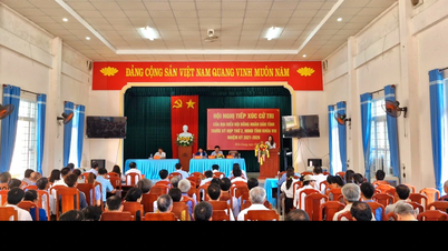 Đại biểu HĐND tỉnh tiếp xúc cử tri tại xã Hiếu Giang