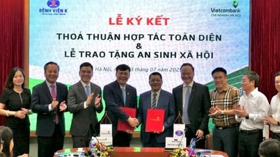 Vietcombank, Bệnh viện K ký hợp tác, thúc đẩy chuyển đổi số y tế