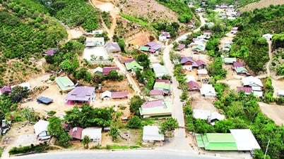 Vùng quê xanh trên cao nguyên