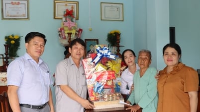 Thăm hỏi, động viên Mẹ VNAH và Anh hùng Lực lượng vũ trang phường Bình Thuận