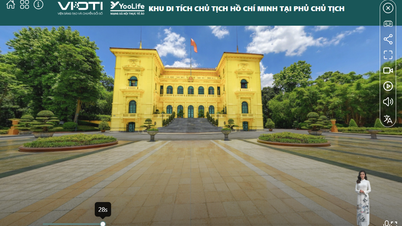 ទទួលបានបទពិសោធន៍ វិមានប្រធានាធិបតី ហូ ជីមិញ តាមរយៈកញ្ចក់នៃបច្ចេកវិទ្យា