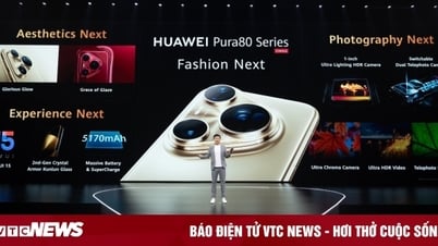 Điện thoại Huawei Pura 80 Series trang bị máy ảnh siêu tele, hệ điều hành EMUI