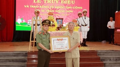 Công an tỉnh Bắc Ninh: Trao Bằng Tổ quốc ghi công cho liệt sĩ Trần Ngọc Sơn