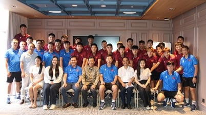 U23 Việt Nam được tiếp sức trước trận bán kết giải U23 Đông Nam Á 2025
