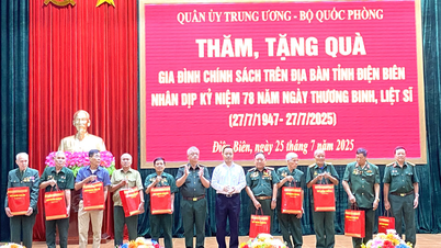 The Central Military Commission and Ministry of National Defense delegation paid tribute to the heroic martyrs in Dien Bien