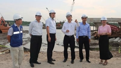 Khảo sát thực địa tiến độ dự án cầu Ba Lai 8 trên tuyến đường bộ ven biển