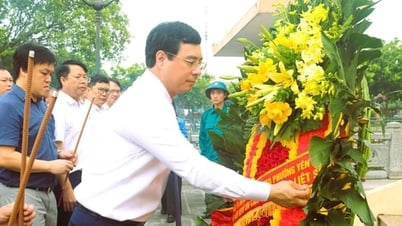Phường Yên Sở dâng hương tưởng niệm các anh hùng liệt sĩ