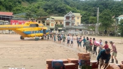 Quân đội sẽ tổ chức thêm 4 chuyến bay chuyển hàng cứu trợ đến vùng lũ Nghệ An