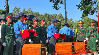Đồng Tháp: Tổ chức lễ truy điệu và an táng 43 hài cốt liệt sĩ