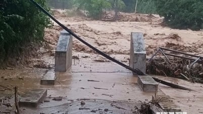 Chỉ trong 2 ngày, 6 cây cầu treo ở Nghệ An bị cuốn sập trong đợt lũ lịch sử
