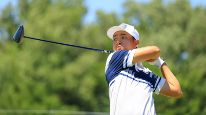 Giành hai chiến thắng trong một ngày, Nguyễn Anh Minh lần thứ 2 liên tiếp vào tứ kết US Junior Amateur