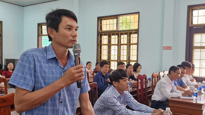 Đại biểu HĐND tỉnh tiếp xúc cử tri tại xã Triệu Bình