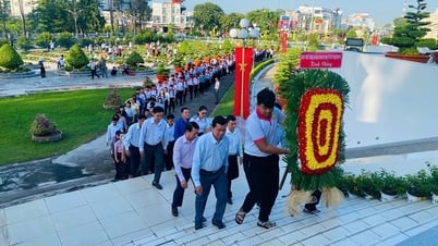 Học sinh, sinh viên Đồng Tháp tri ân các anh hùng liệt sĩ