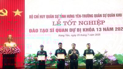 Bộ CHQS tỉnh Hưng Yên phối hợp tổ chức Lễ tốt nghiệp đào tạo...
