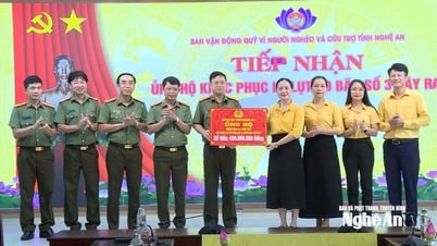 Nghệ An tiếp nhận hơn 30 tỷ đồng ủng hộ người dân vùng lũ
