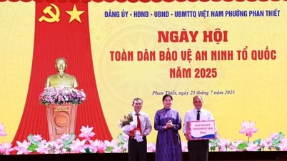 Phường Phan Thiết: Long trọng tổ chức “Ngày hội toàn dân bảo vệ an ninh Tổ quốc” năm 2025