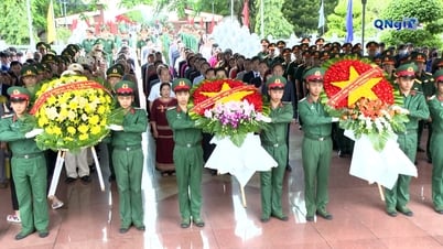 Lãnh đạo tỉnh dâng hương tưởng niệm các Anh hùng Liệt sĩ nhân dịp 27/7