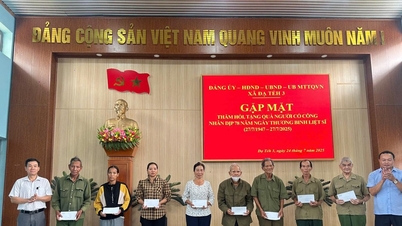 Xã Đạ Tẻh 3: Tặng quà, tri ân người có công và các gia đình chính sách