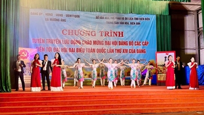 Tuyên truyền lưu động tổng hợp chào mừng Đại hội Đảng bộ các cấp, tiến tới Đại hội Đại biểu toàn quốc lần thứ XIV
