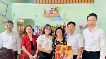 Chánh Thanh tra thành phố Đà Nẵng thăm gia đình người có công xã Thăng An
