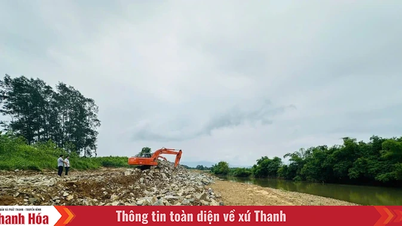 Nhanh chóng khắc phục sự cố sạt lở bờ hữu sông Âm