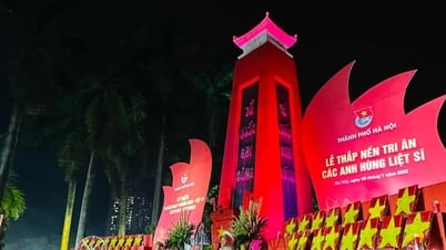 Hà Nội: Thắp nến tri ân các Anh hùng liệt sĩ