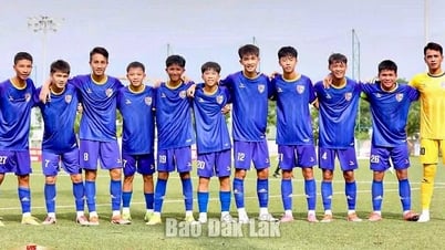 Giải bóng đá vô địch U15 quốc gia 2025: Đắk Lắk giành quyền vào tứ kết