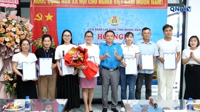 Thành lập Công đoàn cơ sở Công ty TNHH hàng thể thao vật liệu mới kỹ thuật Hui Feng