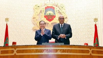Chủ tịch Quốc hội Trần Thanh Mẫn hội đàm với Chủ tịch Thượng viện Morocco Mohamed Ould Errachid