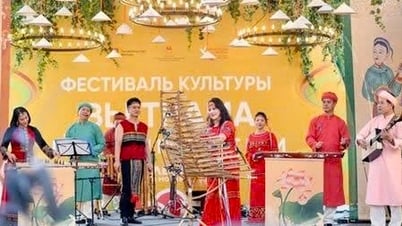 Brillante festival "Vietnam: Colores del Trópico" en la Plaza Roja de la Federación Rusa.