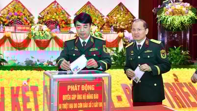 Bộ Chỉ huy Quân sự tỉnh Nghệ An phát động ủng hộ đồng bào bị thiệt hại do bão số 3