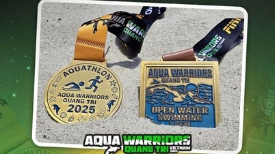Aqua Warriors Quảng Trị 2025 công bố bộ đôi huy chương độc quyền